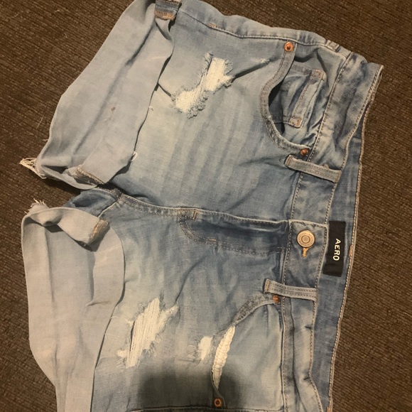 Aero jean shorts size 12 stretchy! - Picture 1 of 3